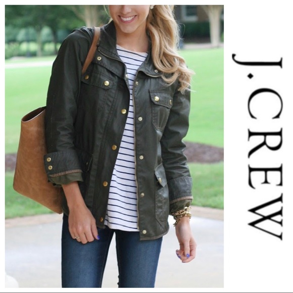 J. Crew Jackets & Blazers - J. CREW • Olive Utility Jacket